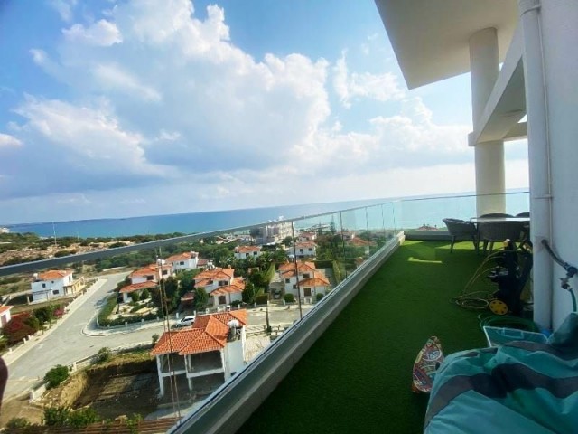 A FULLY FURNISHED 3 BEDROOM DUPLEX APARTMENT WITH SPECTACULAR SEA VIEWS IN BOGAZ/ISKELE