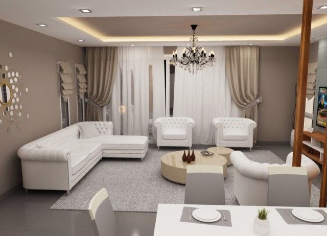 3-bedroom Bungalow with Modern and High-Class Fınıshed in Mutluyaka