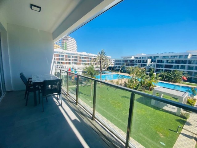 Apartment mit 2 Schlafzimmern und 2 Bädern in einem bekannten Komplex in Long Beach, Iskele