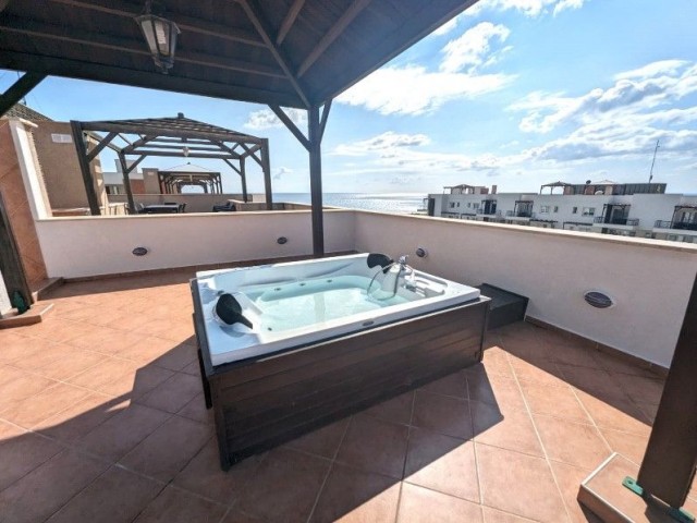 BEACHFRONT 3 BED PENTHOUSE WITH PRIVATE ROOF TERRACE, JACUZZI AND ONSITE AMENITIES - BAFRA