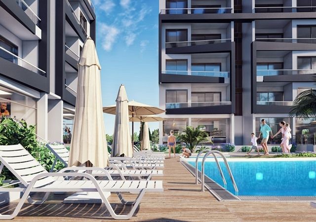 READY, NEW BUILD 1 BED APARTMENTS WITH COMMUNAL FACILITIES, ISKELE 
