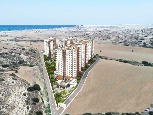 STUDIO MODERN OFF PLAN APARTMENTS IN 5 TOWERS RESIDENTIAL COMPLEX BOGAZ WITH INTEREST FREE PAYMENTS