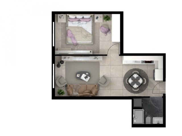 2 BED MODERN OFF PLAN APARTMENT IN 5 TOWERS RESIDENTIAL COMPLEX BOGAZ WITH INTEREST FREE PAYMENTS