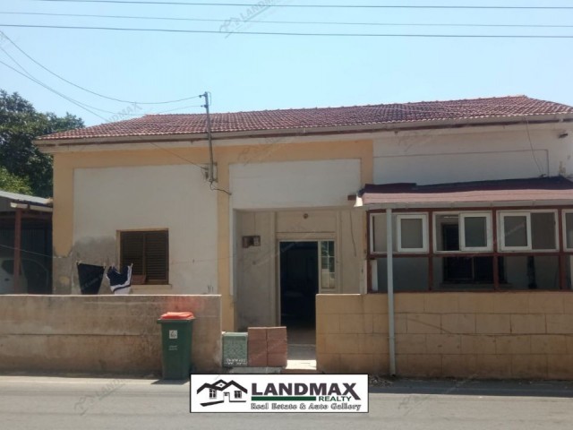 in Güzelyurt, Bostancı region, opposite to the main road, within 2875 m2 land area, Exchange title houses for sale 90 m2 2+1, 60 m2 1+1. 