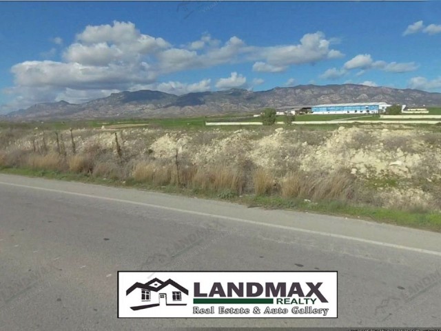 5 DECADES OF LAND FOR SALE ON THE MAIN ROAD IN FAMAGUSTA GÖNENDERE REGION