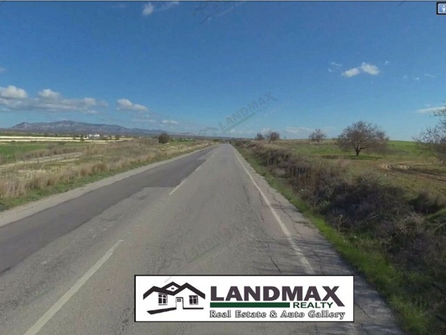 5 DECADES OF LAND FOR SALE ON THE MAIN ROAD IN FAMAGUSTA GÖNENDERE REGION