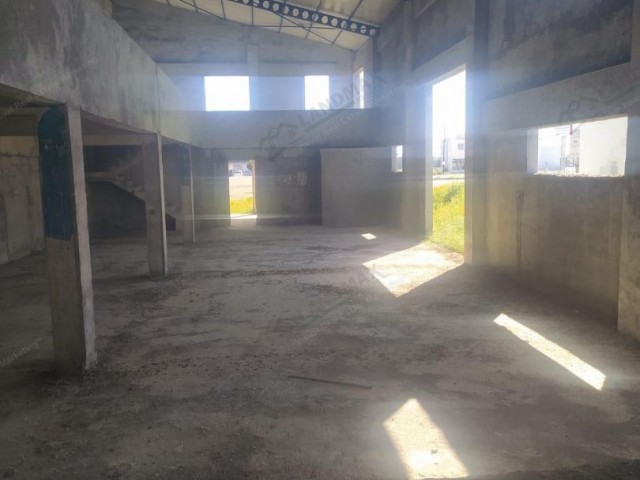 NORTH CYPRUS: WAREHOUSE FOR SALE IN THE STAGE OF COMPLETION IN MAGUSA GÜVERCİNLİK INDUSTRY