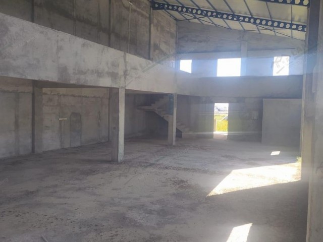 NORTH CYPRUS: WAREHOUSE FOR SALE IN THE STAGE OF COMPLETION IN MAGUSA GÜVERCİNLİK INDUSTRY