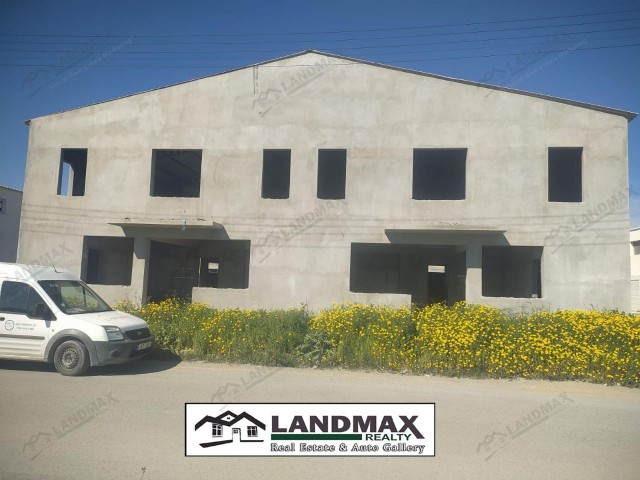 NORTH CYPRUS: WAREHOUSE FOR SALE IN THE STAGE OF COMPLETION IN MAGUSA GÜVERCİNLİK INDUSTRY