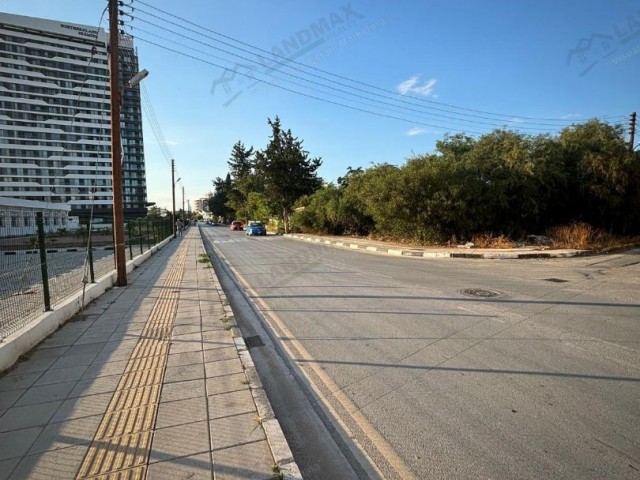 NORTH CYPRUS: CORNER LAND FOR SALE IN FAMAGULA CENTER WITH TURKISH COACH 6 FLOOR WITH COMMERCIAL PERMIT