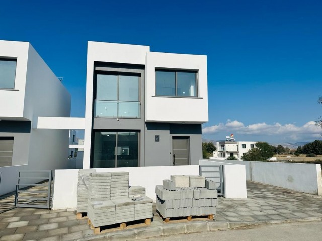 Newly finished twin villa with garden in Hamitköy ....