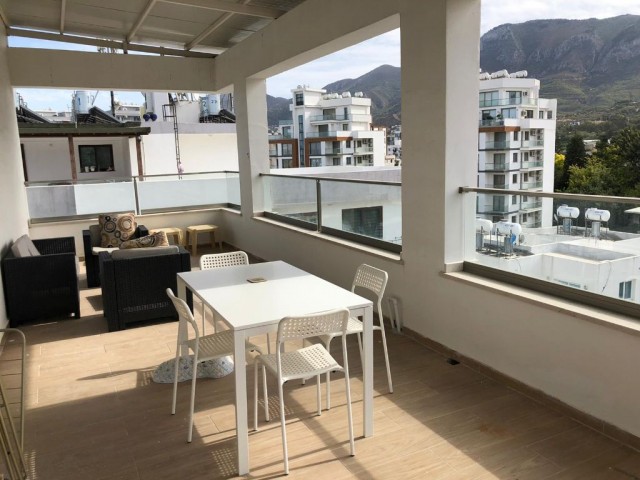 Penthouse To Rent in Girne Merkez, Kyrenia