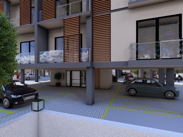 Girne Merkez Liman Bölgesi Centrum Apartments Satılık 1+1 ve 2+1