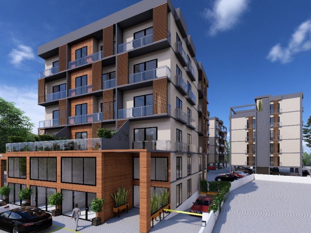 Kyrenia Central Port Area Centrum Apartments For Sale 1+1 and 2+1