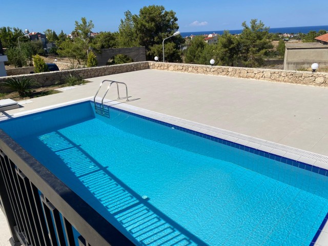 Villa for Rent with Sea View Pool in Çatalköy ** 