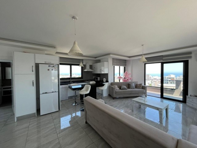 2+1 Penthouse For Rent With Sea And Mountain Views ** 