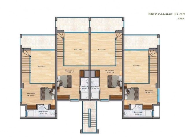 Eine erschwingliche 2 + 1 Maisonette in Esentepe / Kyrenia ** 