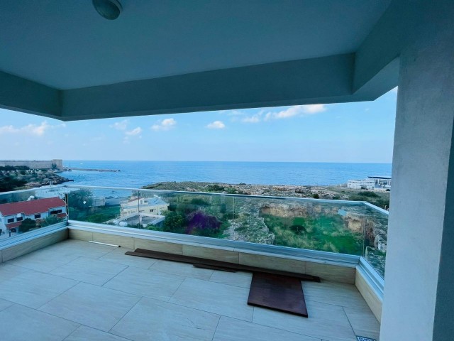 3+1 Sea View Apartment for Rent