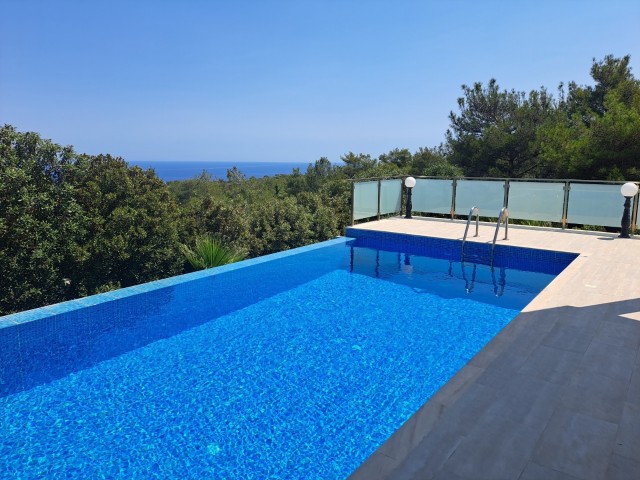 Villa for Sale with Mountain and Sea views in Esentepe