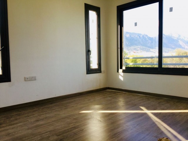 2+1 flats in Cyprus Girne Alsancak with modern design large terrace and garden use.