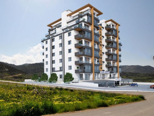 Lefke de Türk Tapulu Deniz Manzaralı Satılık Blok Apartman