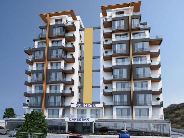 Lefke de Türk Tapulu Deniz Manzaralı Satılık Blok Apartman