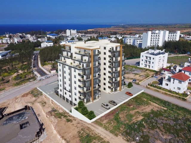 Lefke de Türk Tapulu Deniz Manzaralı Satılık Blok Apartman