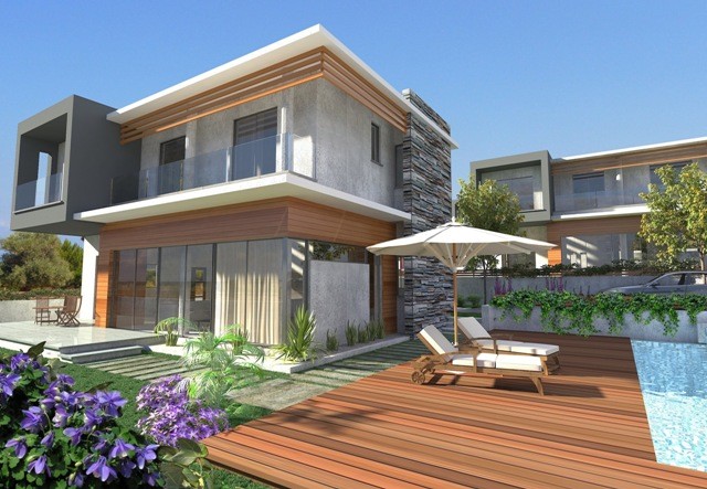 Kıbrıs  Girne'de Türk Malı Satılık Modern Villa