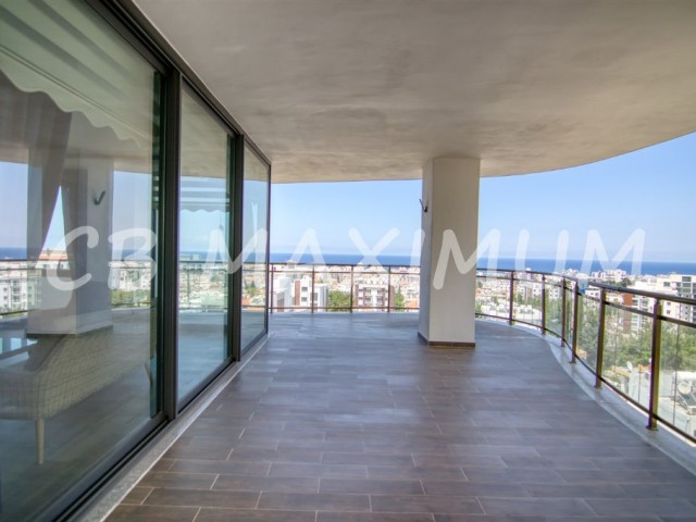 3+1 Residence Wohnung zur Miete mit Meerblick und Bergblick im Zentrum von Kyrenia ** 