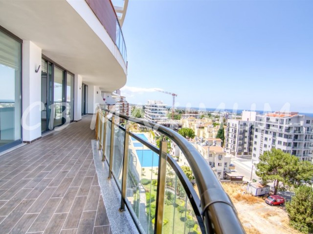 3+1 Residence Wohnung zur Miete mit Meerblick und Bergblick im Zentrum von Kyrenia ** 