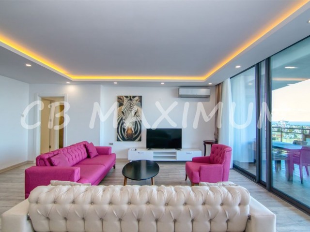 3 +1 Residence Apartment for Sale with Sea and Mountain Views in the Center of Kyrenia, Cyprus ** 