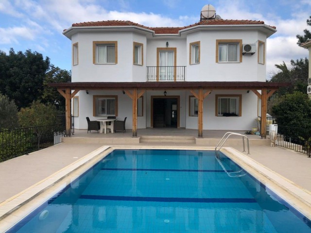 3+1 DEC VILLA WITH SEA VIEW WITH TURKISH COB IN A PLOT OF 850 M2 IN KYRENIA OLIVE GROVE ** 