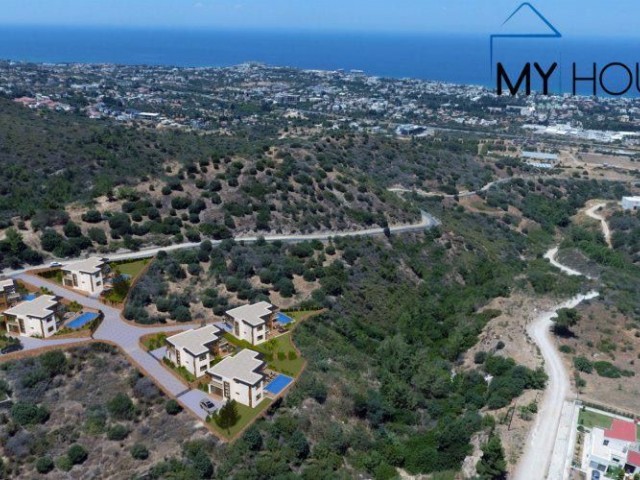 Luxury Villas for Sale with a Private Swimming Pool 4+1, 5x10 with Unobstructed Sea Views in Kyrenia, Cyprus ** 