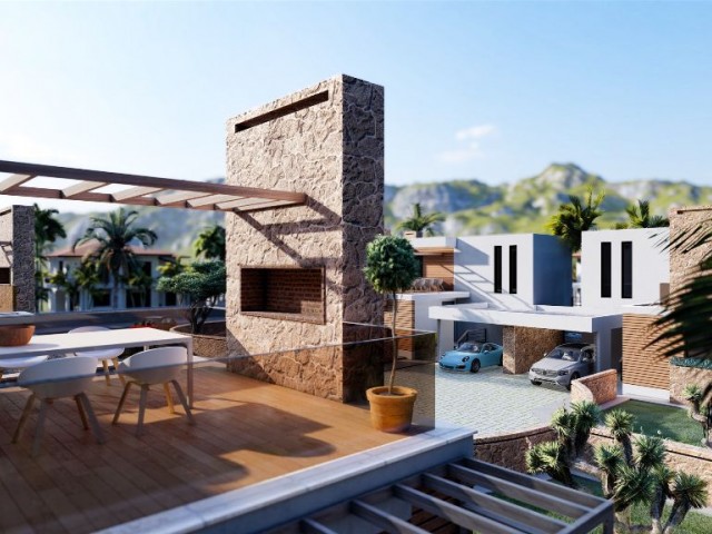 Modern Luxury Villas for Sale in Kyrenia, Cyprus, Made in Turkish, Built with Quality Materials and Workmanship ** 