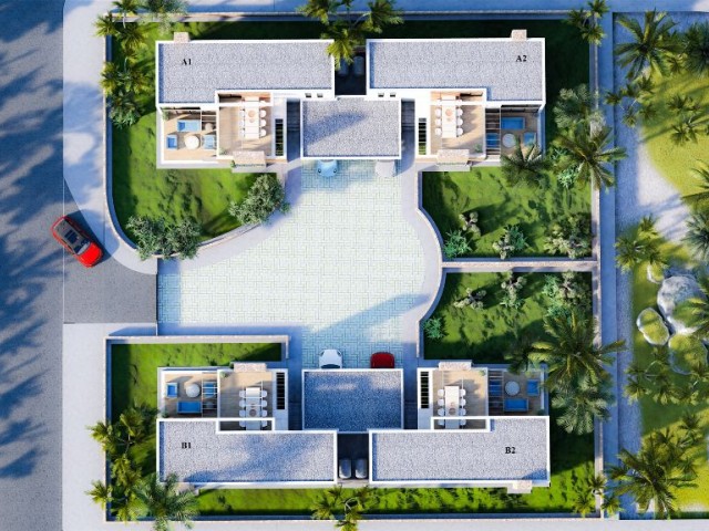 Modern Luxury Villas for Sale in Kyrenia, Cyprus, Made in Turkish, Built with Quality Materials and Workmanship ** 