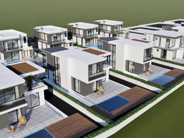 Enjoy the Comfort of Kyrenia Karaoglanoglu.. 4+1 Luxury Villas for Sale ** 