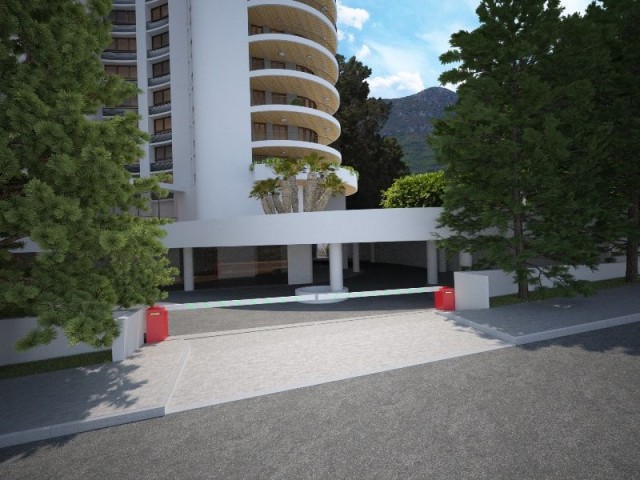 2+1 APARTMENTS FOR SALE WITH SEA AND MOUNTAIN VIEWS IN THE CENTER OF KYRENIA IN THE TRNC ** 