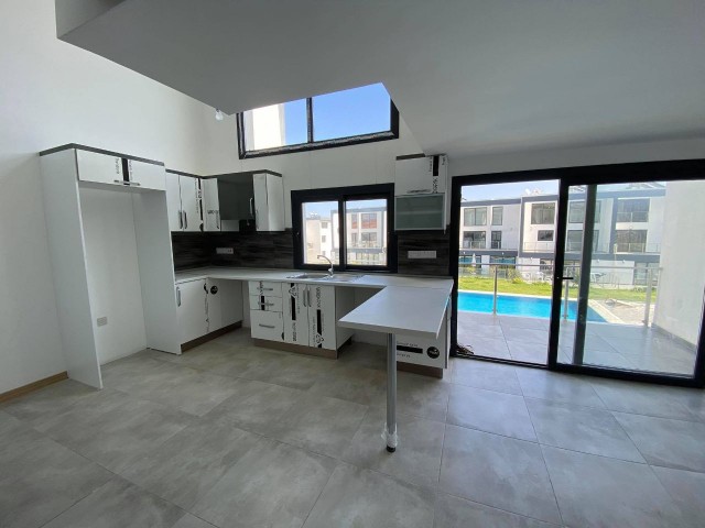 THE SOLE AUTHORITY !! OPPORTUNITY ! 1+1 LOFT APARTMENT WITH ALL EXPENSES PAID ON AN ELITE SITE IN ALSANCAK, KYRENIA ** 