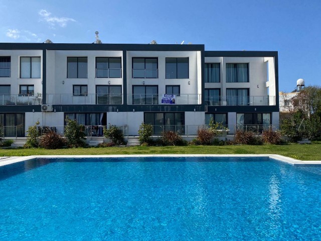 THE SOLE AUTHORITY !! OPPORTUNITY ! 1+1 LOFT APARTMENT WITH ALL EXPENSES PAID ON AN ELITE SITE IN ALSANCAK, KYRENIA ** 