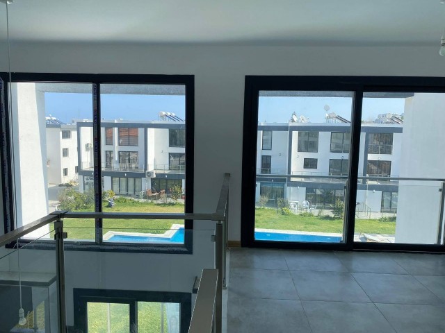 THE SOLE AUTHORITY !! OPPORTUNITY ! 1+1 LOFT APARTMENT WITH ALL EXPENSES PAID ON AN ELITE SITE IN ALSANCAK, KYRENIA ** 