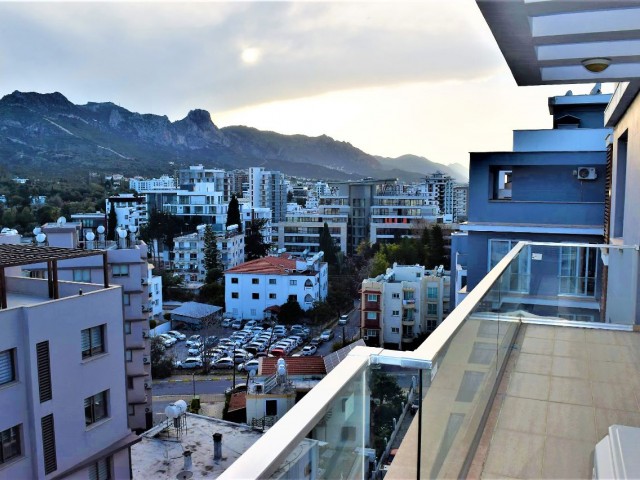 3+1 Penthouse within Secured Complex with Swimming Pool for Rent in Kyrenia Center Cyprus 