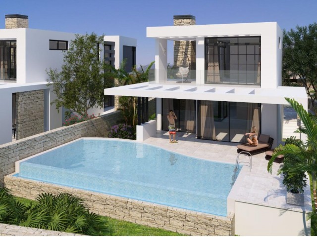 3+1 Villa with a Swimming  Pool in Catalkoy Kyrenia 