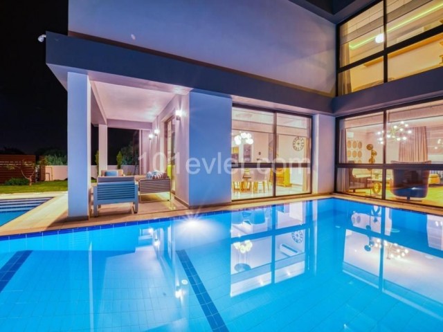 3 +1 Villa with Quality Luxury Swimming Pool in Kyrenia Yeşiltepe ** 