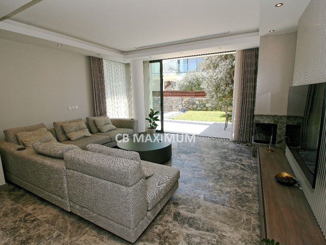 Special Design 3+1 Detached Villa for Sale in Ozanköy, Kyrenia, Cyprus with Turkish Title, Private Pool, Large Garden