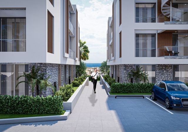 2 + 1 Apartments for Sale with Payment Plans in Alsancak, Kyrenia, Cyprus ** 