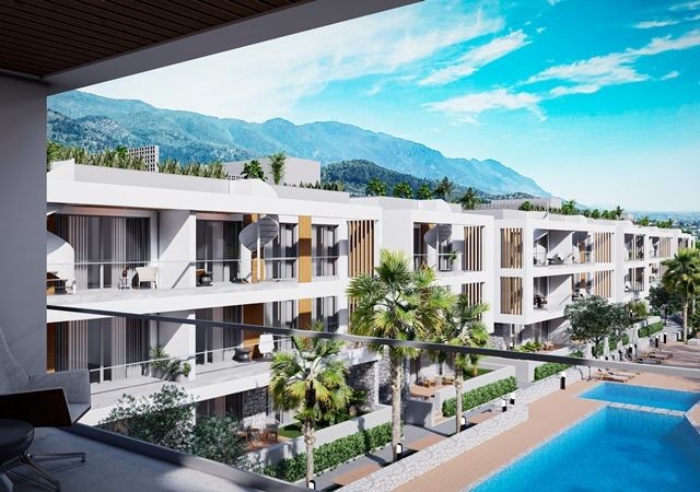 2 + 1 Apartments for Sale with Payment Plans in Alsancak, Kyrenia, Cyprus ** 