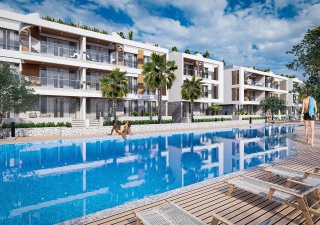 2+1 Luxus-Wohnung Zum Verkauf In Zypern Kyrenia Alsancak ** 