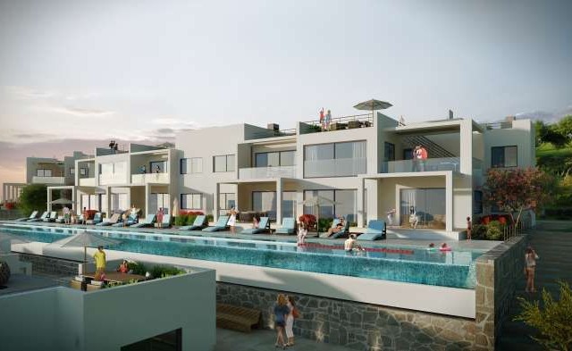  NORTH CYPRUS KYRENIA ESENTEPE SEA VIEW 2+1 LUX PENTHOUSE FOR SALE