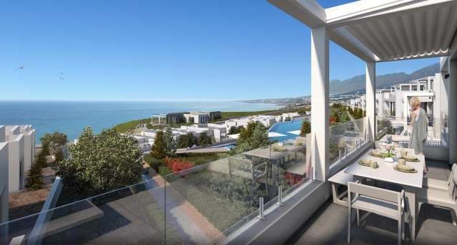 KKTC KYRENIA ESENTEPE 2 + 1 ULTRA LUX ПЕНТХАУС С УДИВИТЕЛЬНЫМ ВИДОМ НА МОРЕ НА ПРОДАЖУ ** 