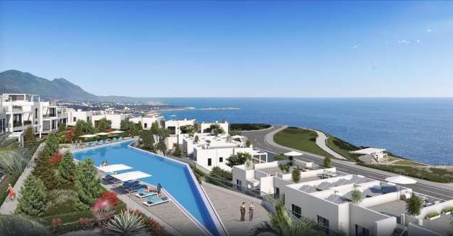 KKTC KYRENIA ESENTEPE 2 + 1 ULTRA LUX ПЕНТХАУС С УДИВИТЕЛЬНЫМ ВИДОМ НА МОРЕ НА ПРОДАЖУ ** 